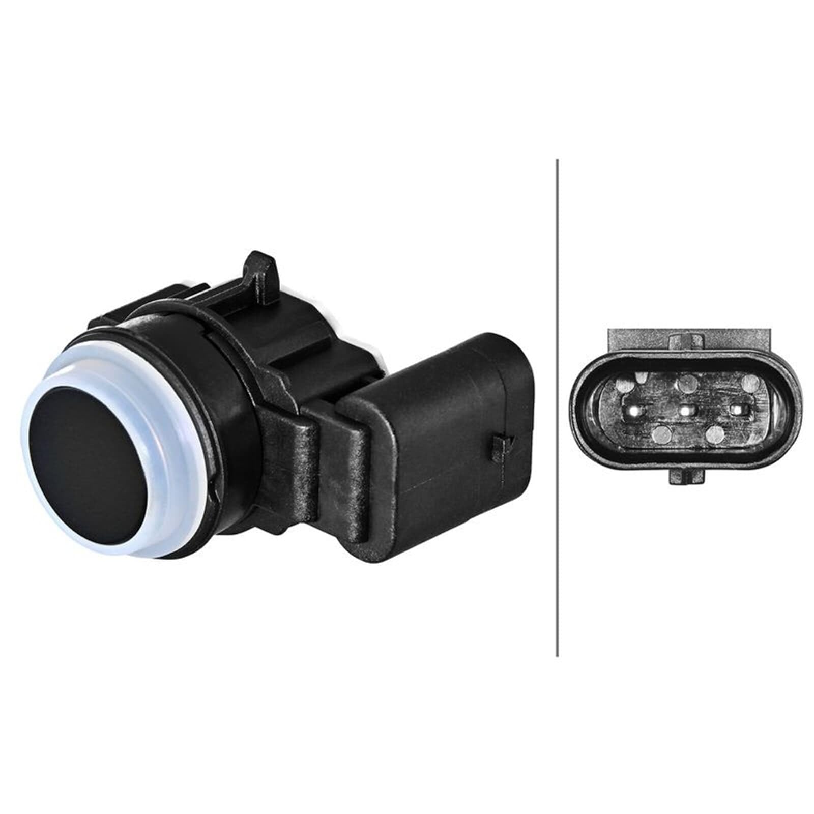 HELLA 6PX 358 270-381 Sensore, Assistenza parcheggio - 3a... poli
