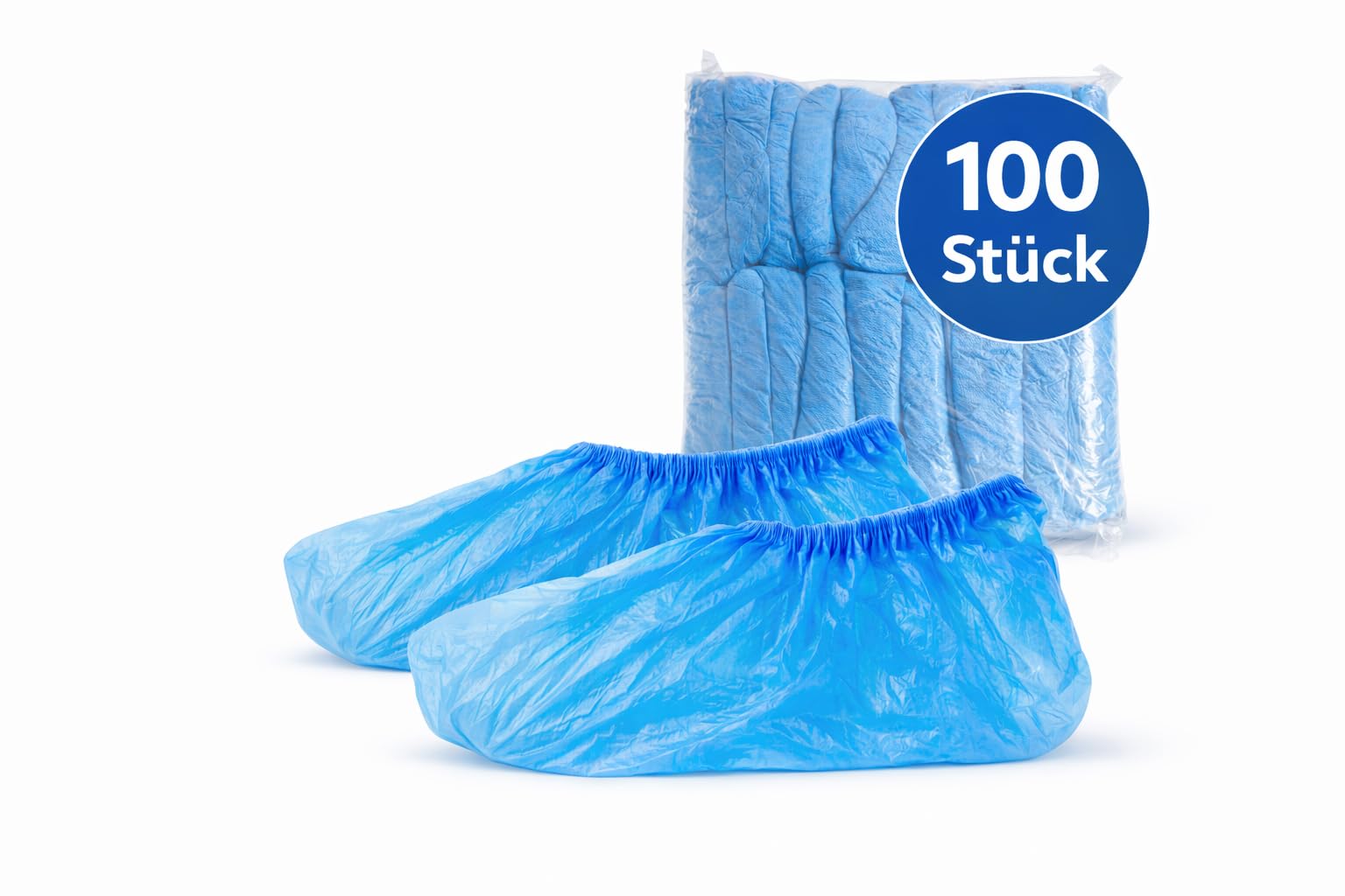 Einmal Überschuhe Kunststoff blau 10 St günstig kaufen Einmal Überschuhe Kunststoff blau 10 St günstig kaufen