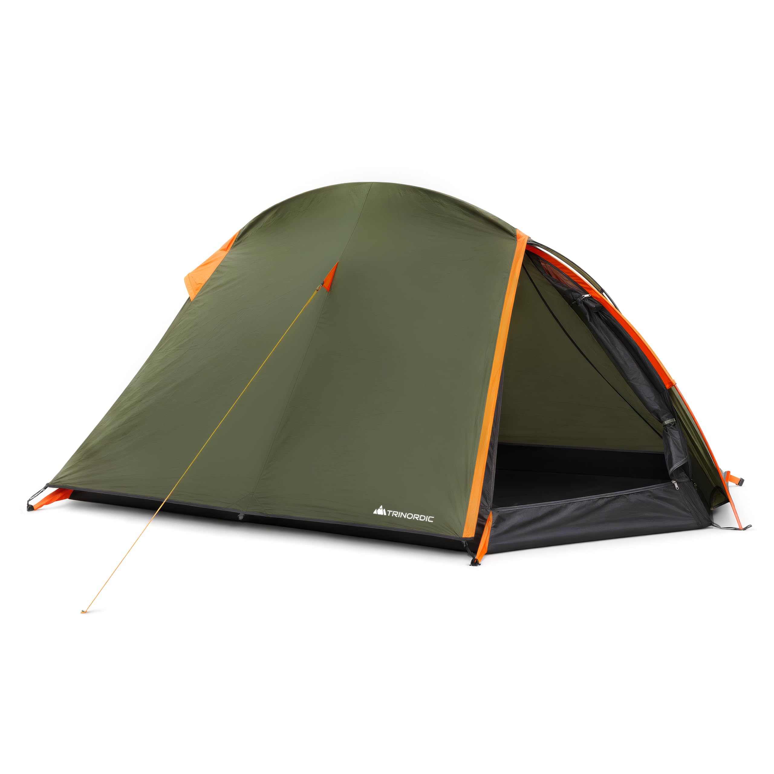 Trinordic Tienda Ligera 1-2 Personas – Tunnel Arco Único, 1,7 kg Peso Mínimo, 3000 mm Columna de Agua, Verde Oliva