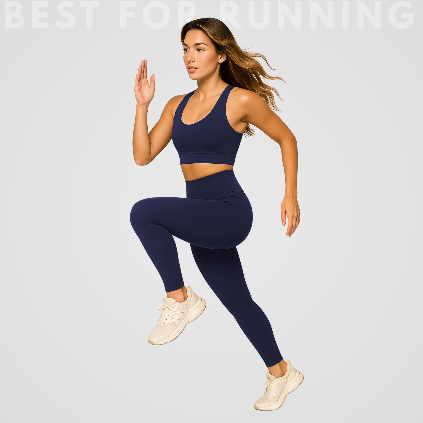 Leggings da palestra a vita alta da donna, elasticizzati, per danza, allenamento, controllo della pancia, con tasca segreta per carte e chiavi, pantaloni da yoga da donna