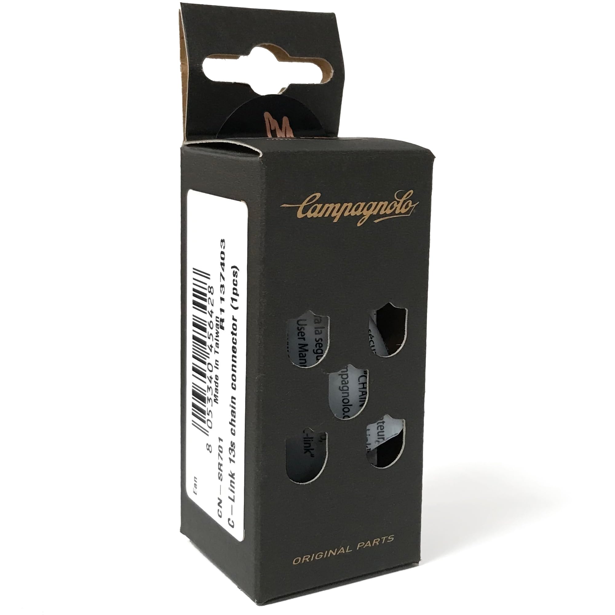 Campagnolo Unisex – 2651020103 ogniwo wtykowe, czarne/srebrne, rozmiar uniwersalny