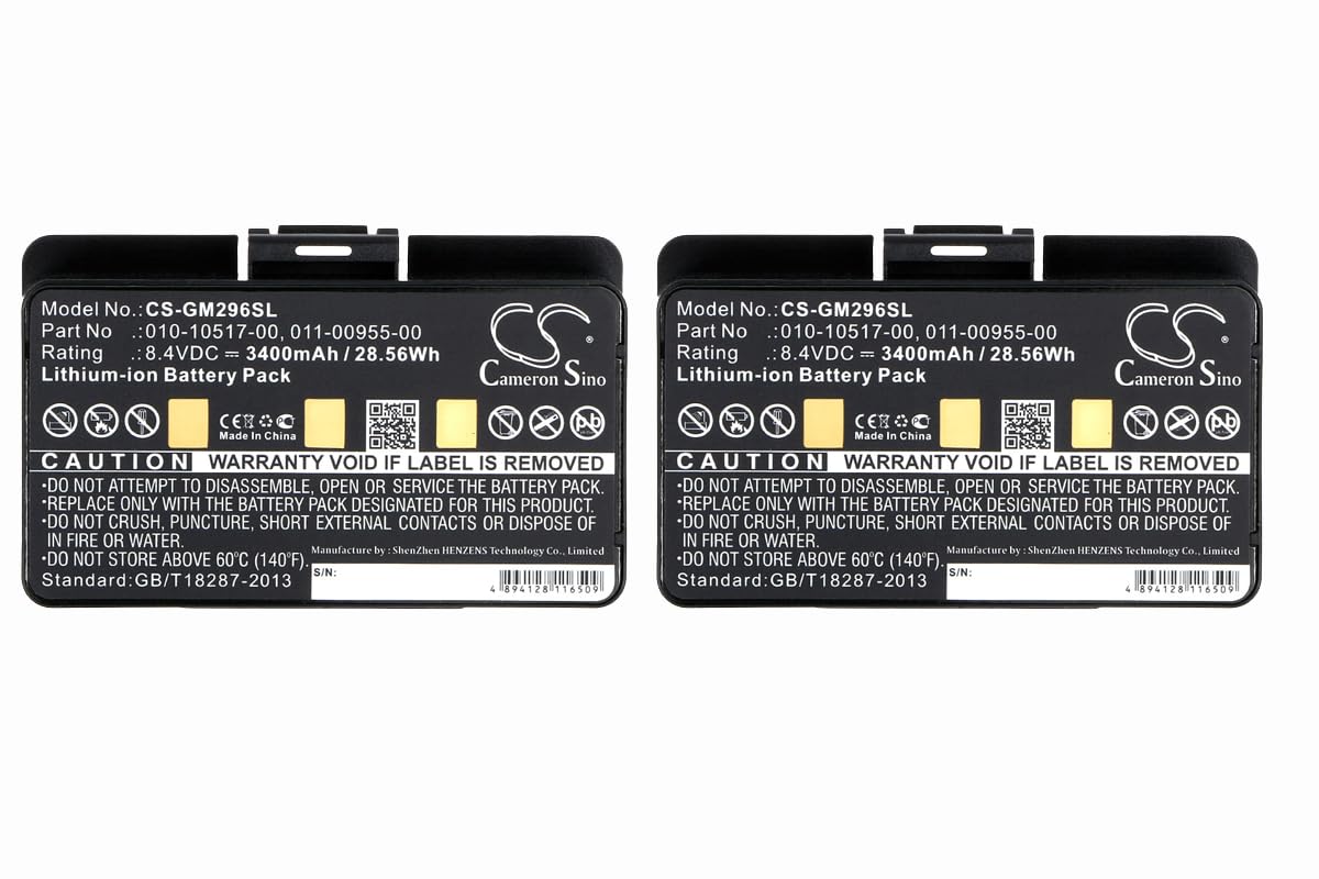 CS-GM276 Batteries 2200mAh Compatible Avec [Garmin] 010-00543-00, 100054300, 3580100054300, EGM478, GPSMAP 276, GPSMAP 276c, GPSMAP 296, GPSMAP 376C, GPSMAP 378, GPSMAP 478, GPSMAP 495, GPSMAP478 Rem