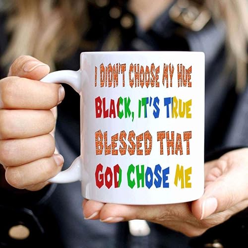 Miniatura 5 de Housewarming Gift for Mom - I Didn't Choose To Be - African Quote - 11 Oz White Ceramic Coffee Mug