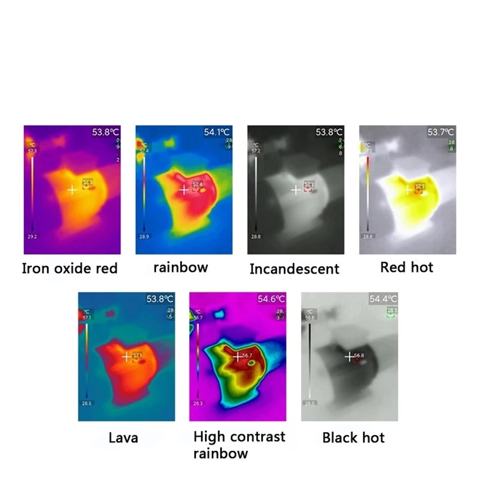 Cámara térmica Cámara térmica Teléfono móvil Cámara termográfica Detectar Tubería de Agua Calefacción por Suelo Radiante Diseño Compacto