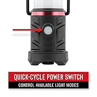 Vista 8 de COAST EAL13 Luz de emergencia LED de doble color, 330 lúmenes, AAA o recargable, a prueba de tormentas, compacta y duradera para acampar