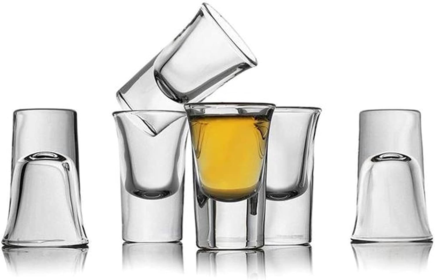 1oz / 25ml Shot Glass Set with Heavy Base, Clear Shot