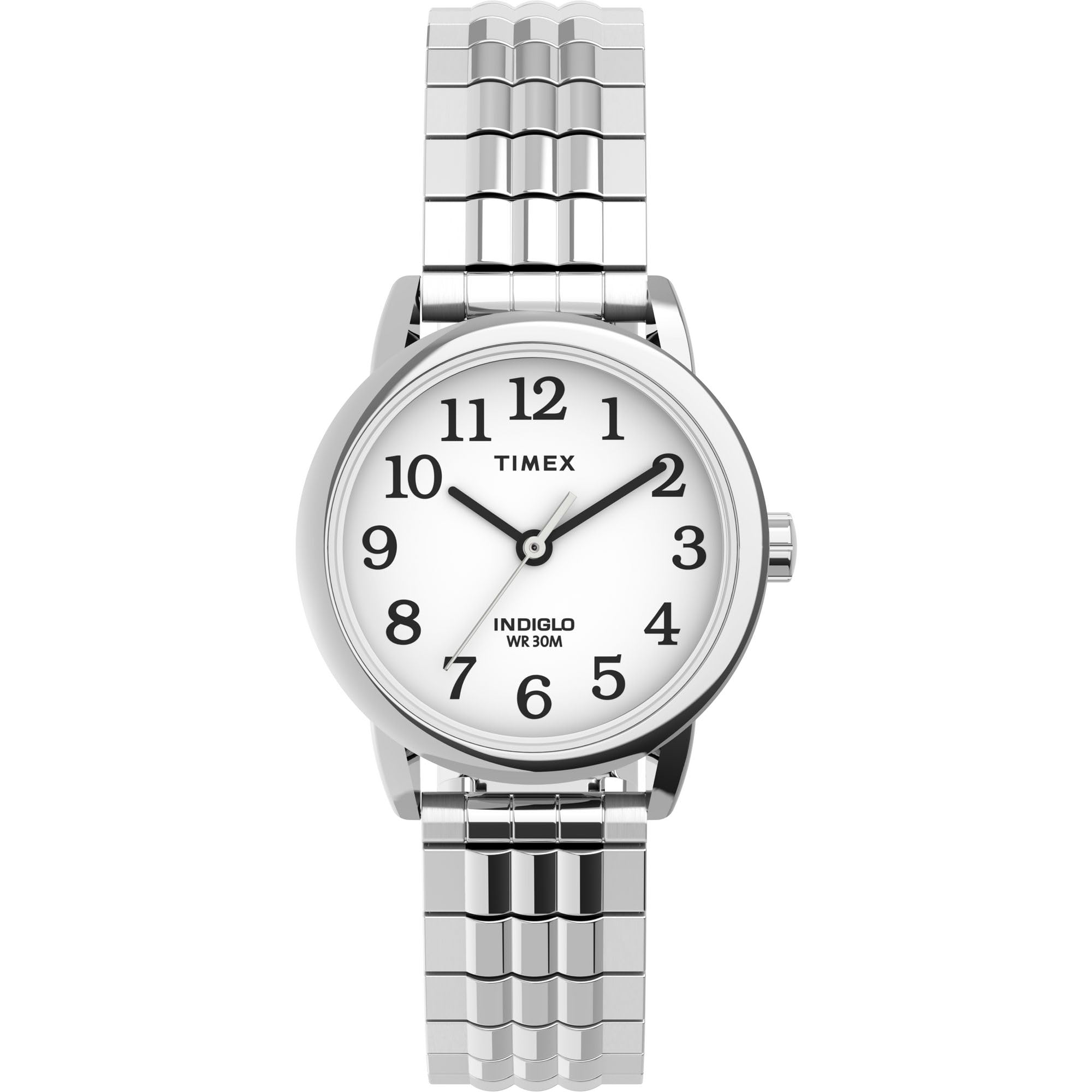 Easy Reader Classic Analog White Round Dial & Silver-Tone Stainless Steel Expansion Band Band Water Resistant Women's Wrist Watch - TW2V05800UJ-image-21