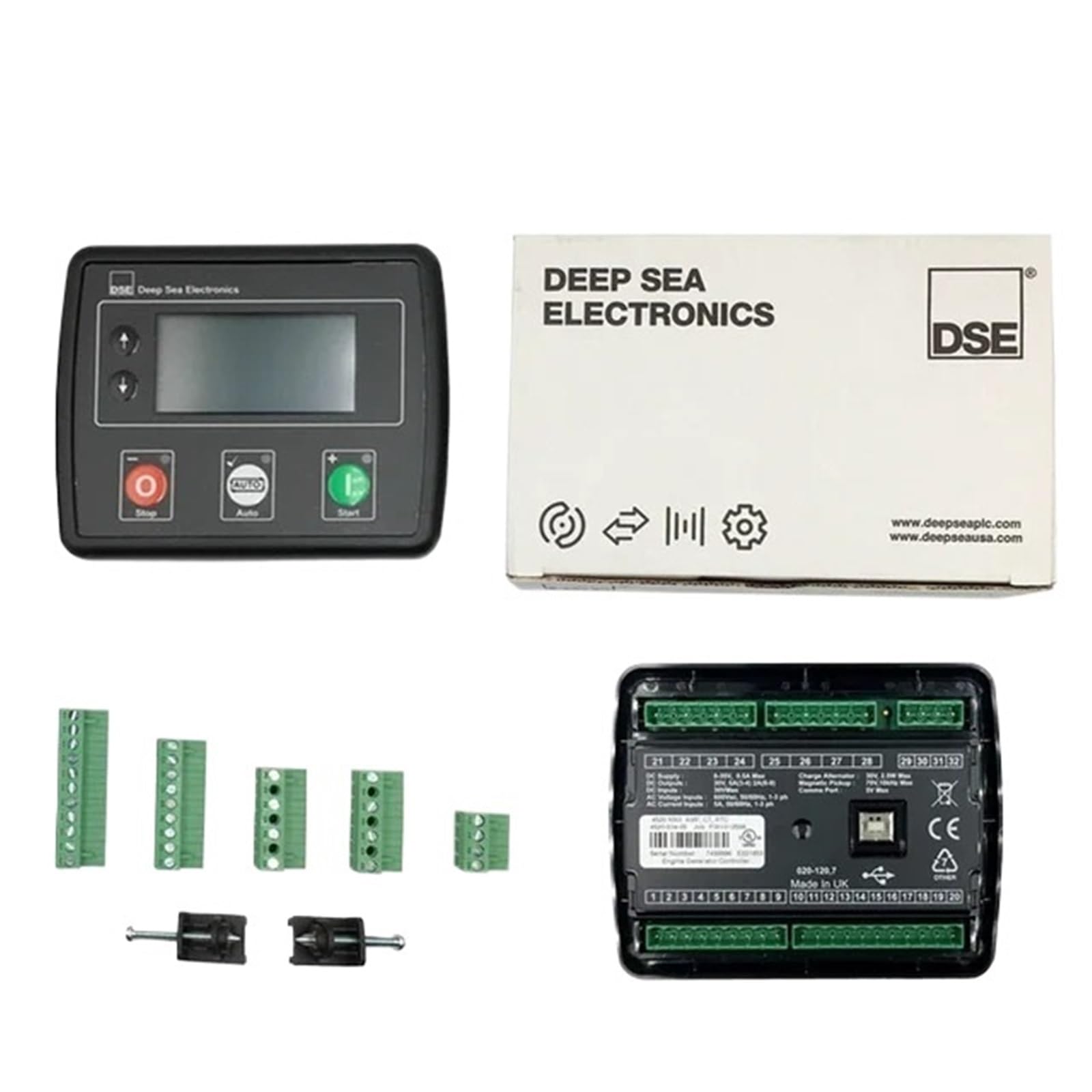 DSE4520 MKII kontroler do generatora diesla, 1 sztuka moduł automatycznego sterowania awarią sieci generator panelu części