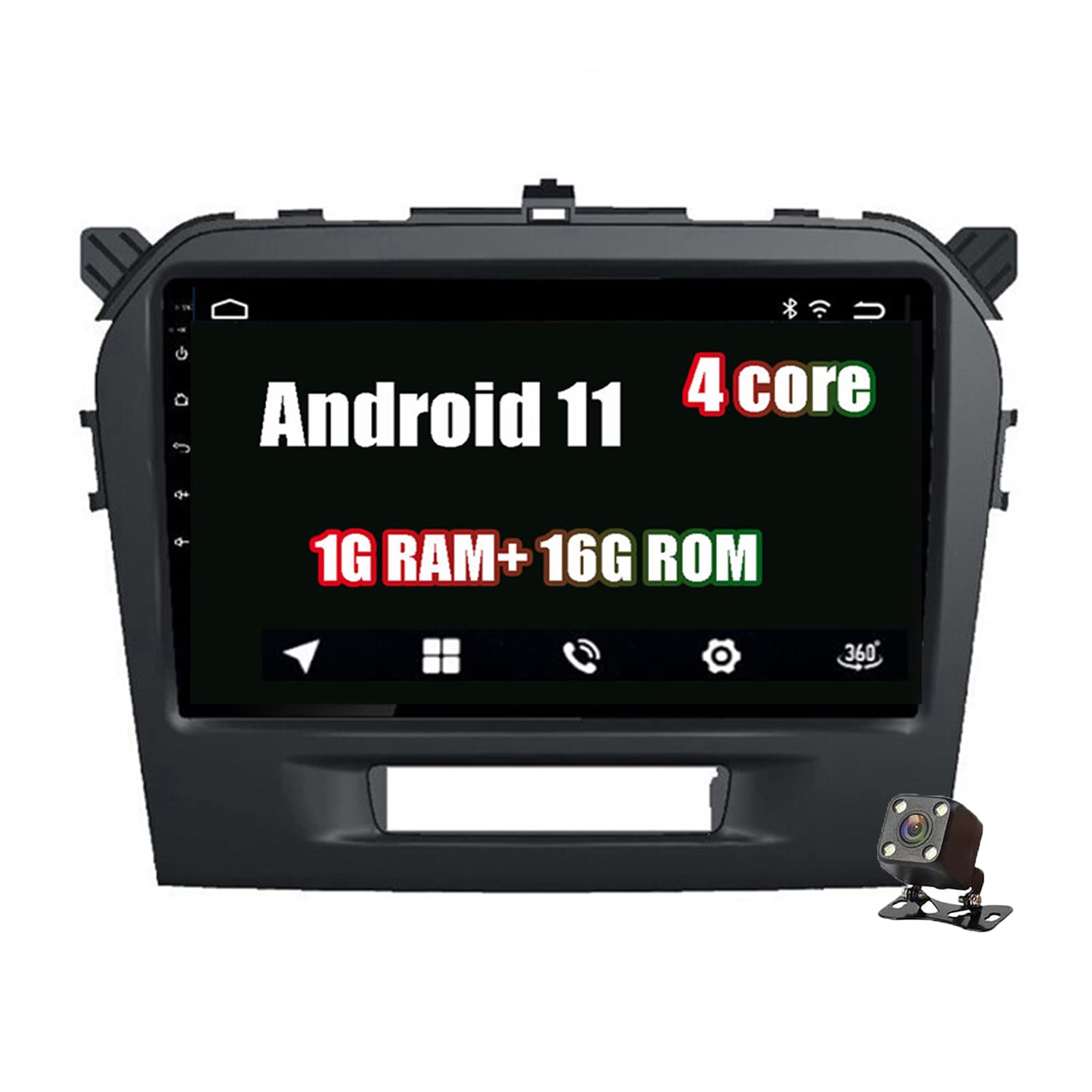 Radio pantalla de 9" para Suzuki Vitara con GPS integrado y compatibilidad para control Dab+