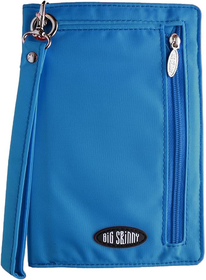 RFID Blocking Nylon Plus-Sized MyPhone Wallet with Wrist Strap