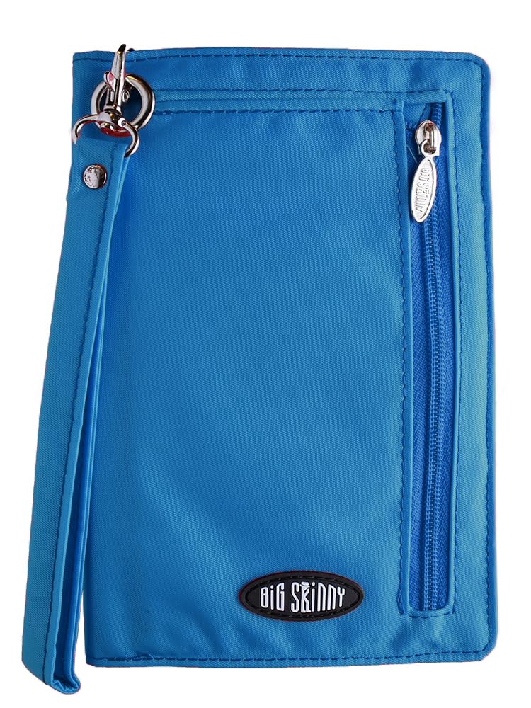 MyPhone - Cartera delgada con bloqueo RFID para mujer, tamaño grande, con capacidad para hasta 20 tarjetas, azul océano 2