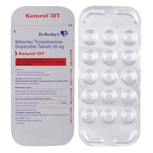 KetorolDT 10mg Strip of 15 Tablets Amazon.in Health & Personal Care