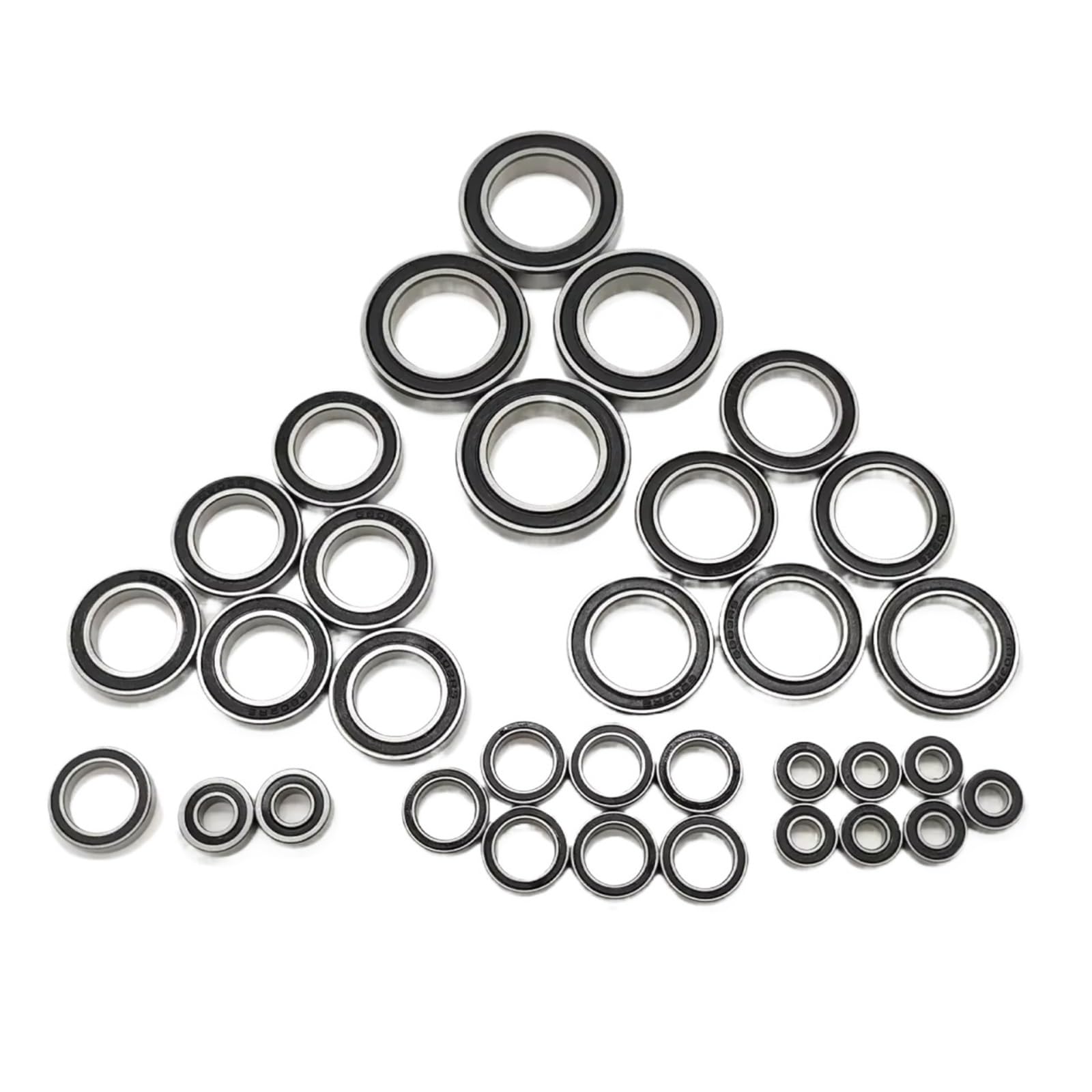 RC Lagerteile Für Traxxas Für XRT 78086-4 1/6 5196A Vorgefetteter Chromstahl 33 Teiliges Komplettes Kugellager Kit Schwarz Versiegelt RC Autoteile