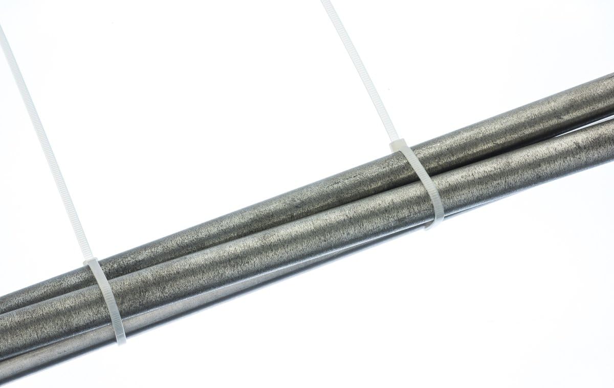 SE 12" White Cable Ties with 40-lb. Tensile Strength (100 Count) - CT1236N