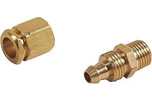 Air Hose Ends Repair Kit with 1/4-Inch NPT Male Coupler End and...