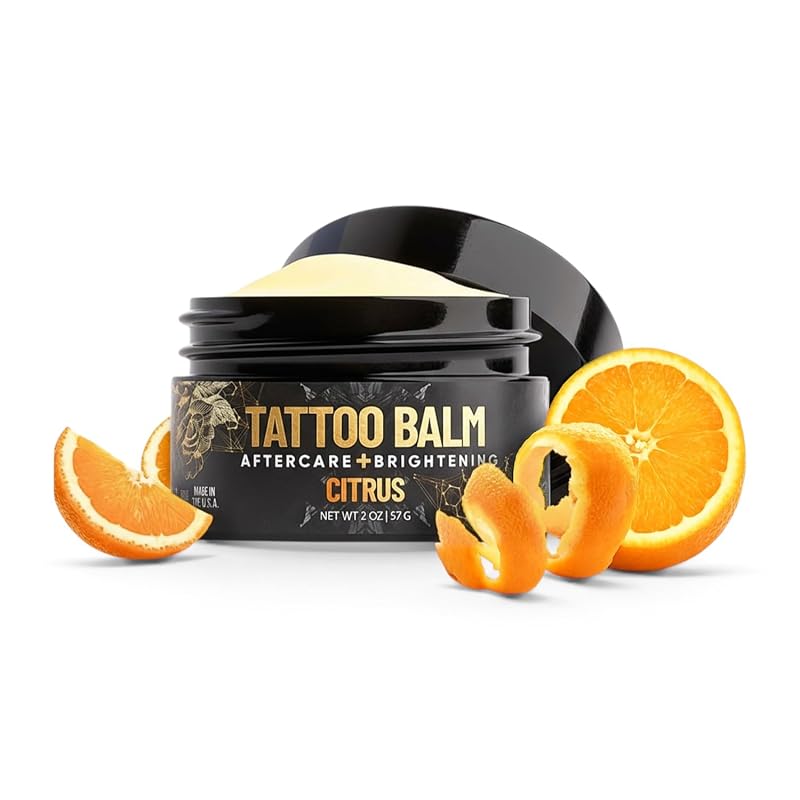 Bálsamo para cuidados de tatuagem Derm Dude com fragrância cítrica, 56,7 g
