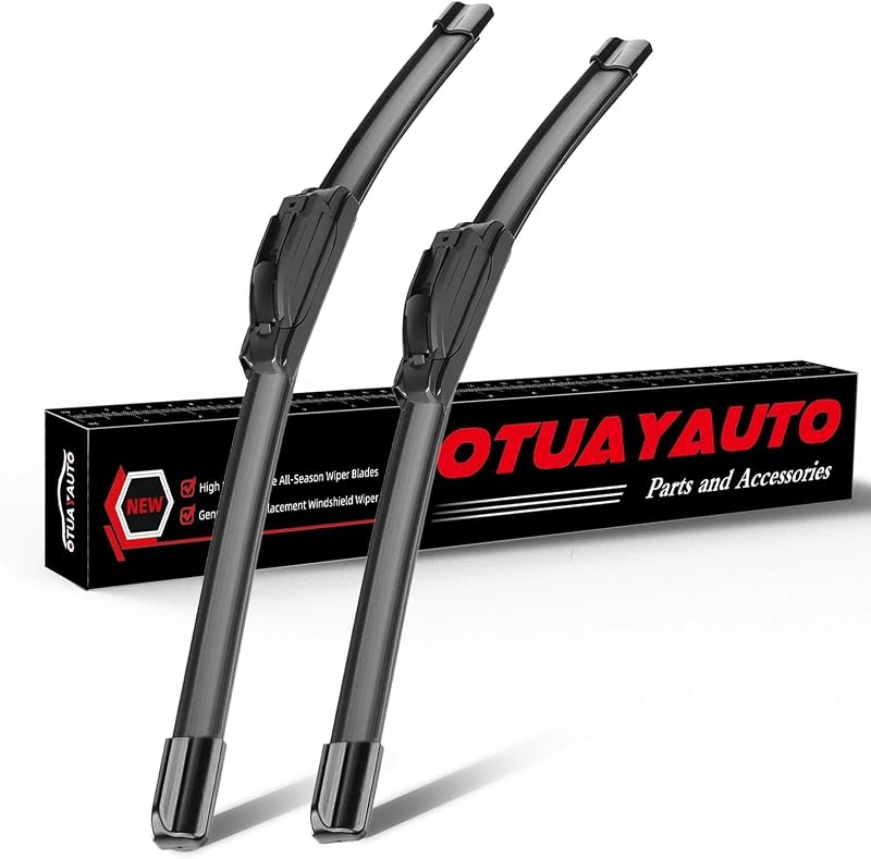 Palhetas do limpador de para-brisa dianteiro OTUAYAUTO 26" + 14" para Nissan Rogue 2008–2013 e Versa 2007–2011 – Par