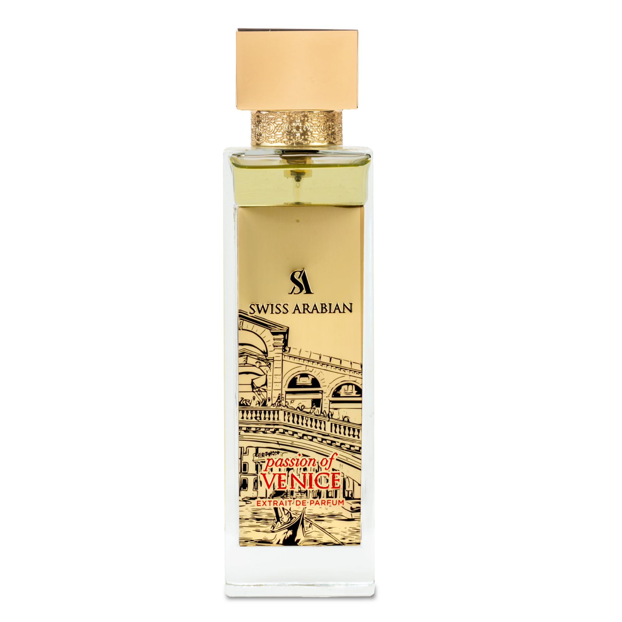 Swiss ArabianPassion of Venice Extrait de Parfum, 100ml, Premium Quality Perfume, Unisex Fragrance, Woody, Musky, Luxurious Blend Perfume for Women and Men