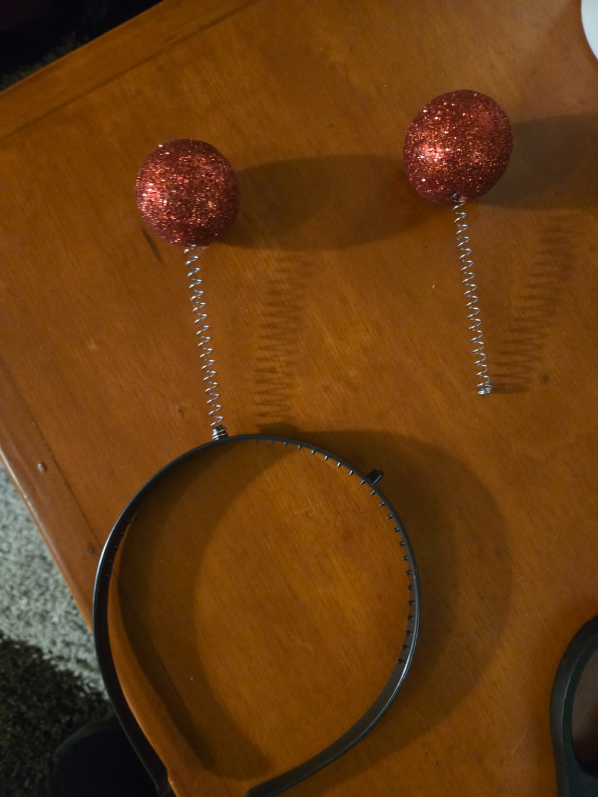 Amazon.com: Cheerin Red Alien Headband - Martian Antenna Headband ...