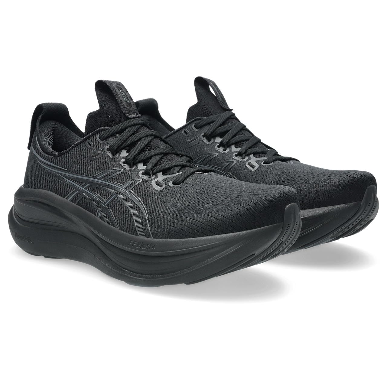 ASICS Mens Gel-Nimbus 28 Black/Graphite Grey Running Shoes - 8 UK (1011C127.001)
