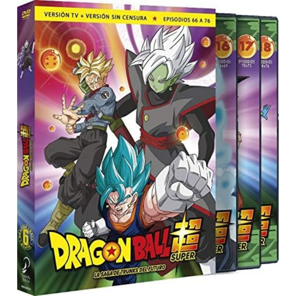 SELECTA VISION Dragon Ball Super The Futuro Trunks Episodios 66 to 76 - Version in Censura