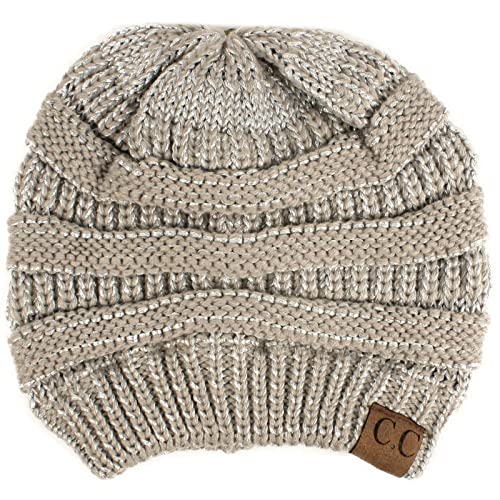 Image of Hatsandscarf CC Exclusives Solid Color Beanie Tail Hat for Adult (MB-20A)
