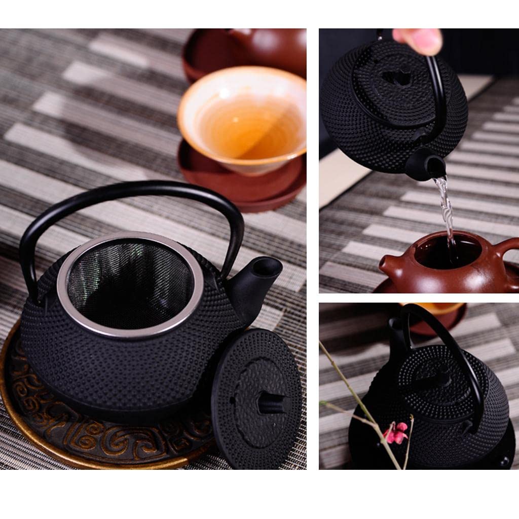 Lot de 3 mini théières en fonte durable style japonais 50 ml