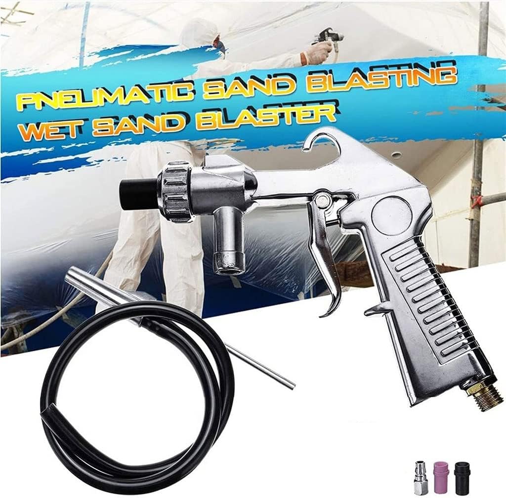 Airbrush Kit Airbrush Kit Sandblaster Air Sand Blasting Abrasive Tool Ceramic Nozzles Power Tools Sprayer for Nail Art, Makeup, Painting, and Cake Decorati