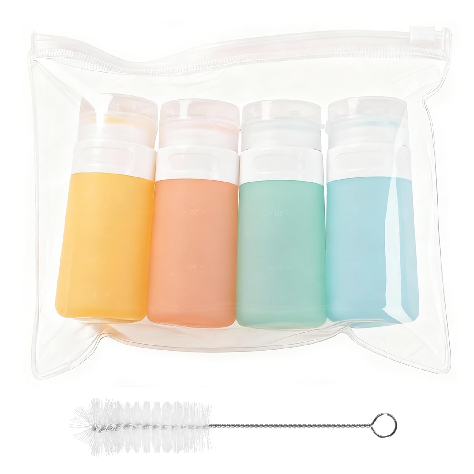 TACYKIBD Lot de 4 mini bouteilles à presser pour condiments, en TACYKIBD Lot de 4 mini bouteilles à presser pour condiments, en