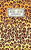 2020-2021 Pocket Planner: 2 Year Pocket Monthly Organizer & Calendar | Cute Two-Year (24 months) Agenda With Phone Book, Password Log and Notebook | Jungle Leopard Pattern