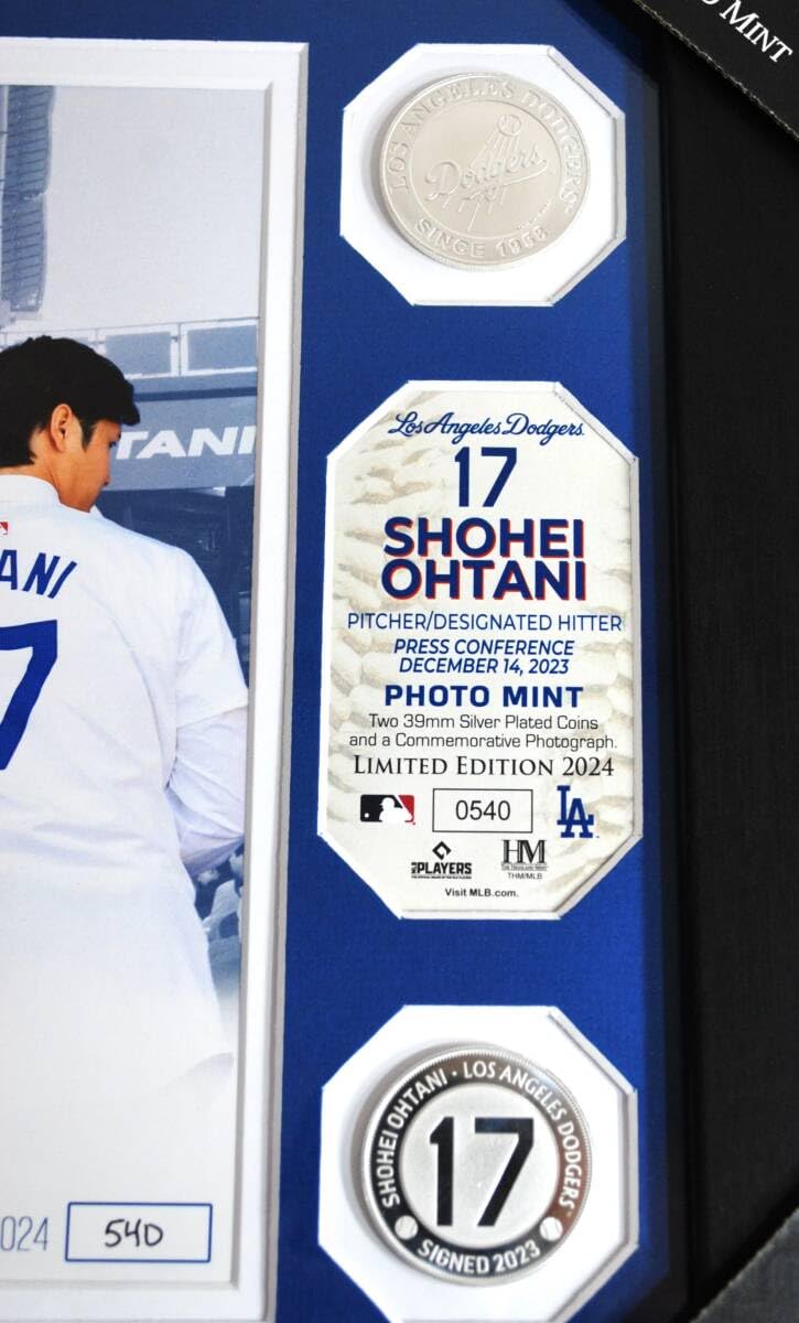 大谷翔平ドジャース移籍記念フォトミント 【公式通販】