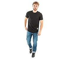 Calvin Klein T-Shirt Maniche Corte Uomo Badge Turn Up Sleeve Scollo Rotondo