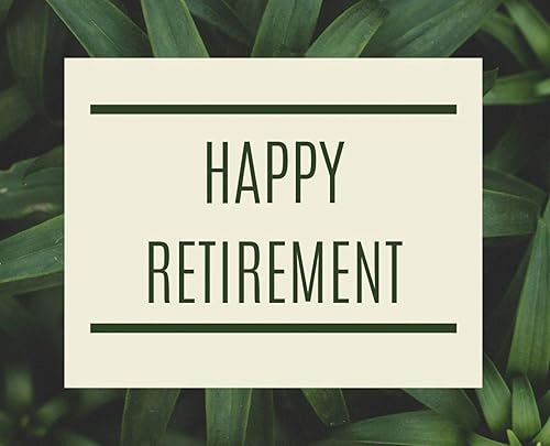 Happy Retirement Guest Book (Hardcover): Guestbook for retirement, message book, memory book, keepsake, landscape, retirement book to sign, gardening: ... sign, gardening retirement book for signing