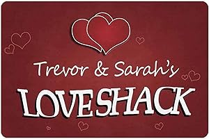 Personalized Heart Wood Plaque for Valentine's Day