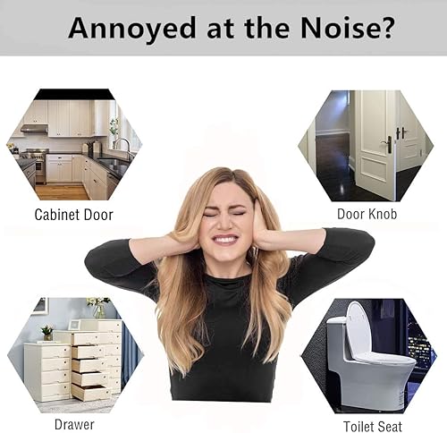 Miniatura 11 de Almohadillas para parachoques de cajones, pequeños parachoques para puertas de gabinete, puntos de armario, pies de goma transparente autoadhesivos