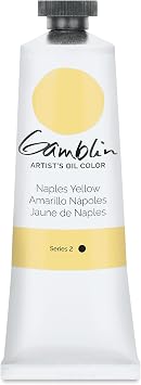 Gamblin Artist Oil 37Ml Naples Yellow Hue