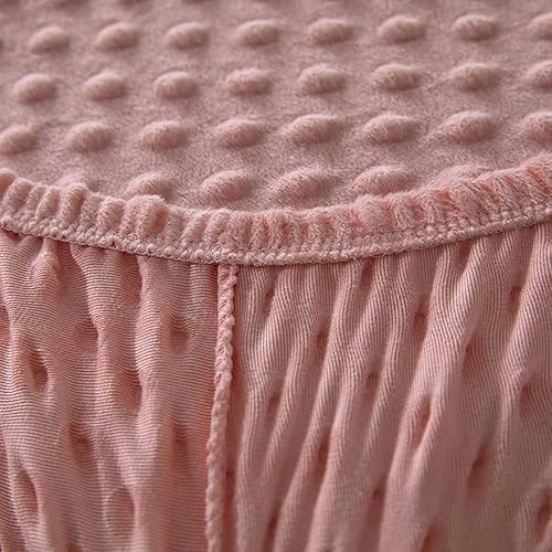 Miniatura 8 de Sábana bajera de terciopelo tamaño matrimonial, sábanas de franela Doudou de lujo, súper suaves y acogedoras con bolsillo profundo de 15 pulgadas, 1