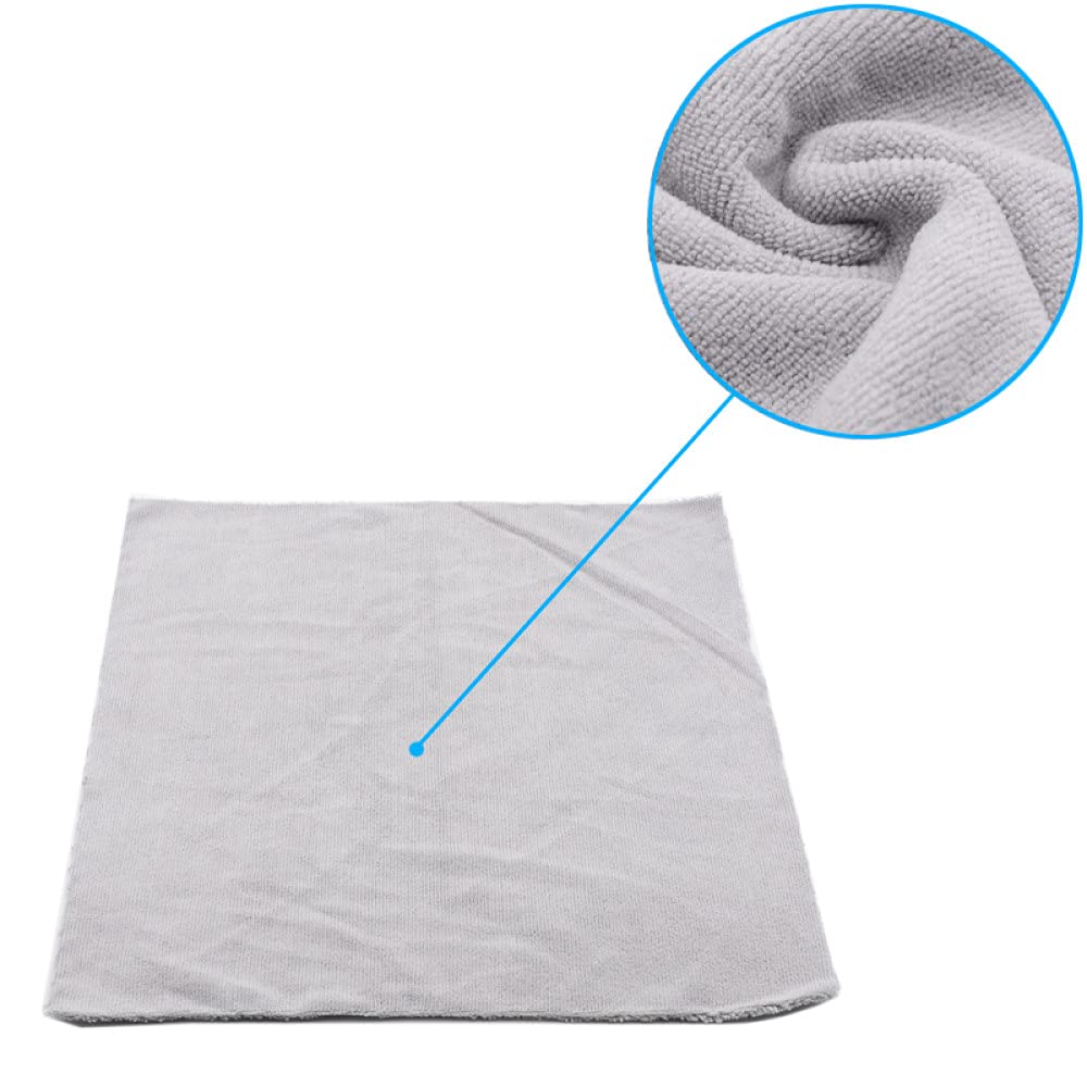 AGAATI Toalla de Lavado de Autos 6PCS 320 40x40cm Toallas de Microfibra sin Bordes de Felpa súper Gruesas Paños de Limpieza para el Cuidado del automóvil Pulido de Microfibra Secado de Detalles