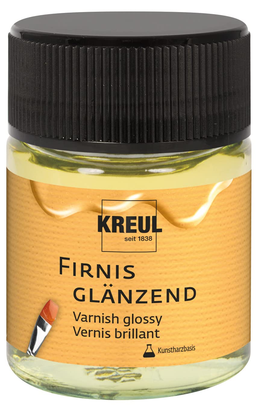 KREUL Firnis glänzend 50 ml, für Öl- und Acrylmalerei