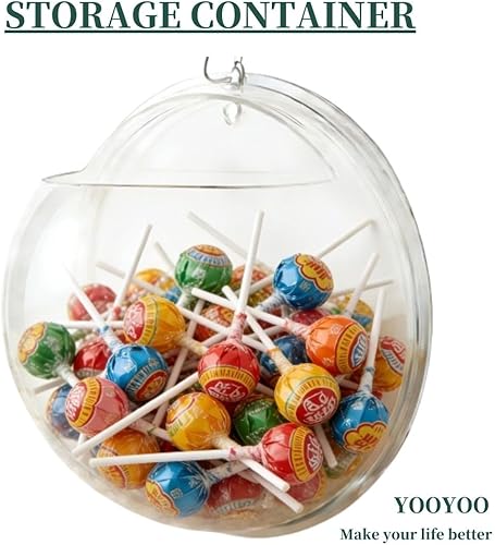 Miniatura 5 de Maceta pecera Yooyoo acuario creativo de acrílico colgante montado en la pared para plantas acuáticas, maceta acuario decorativa con forma de