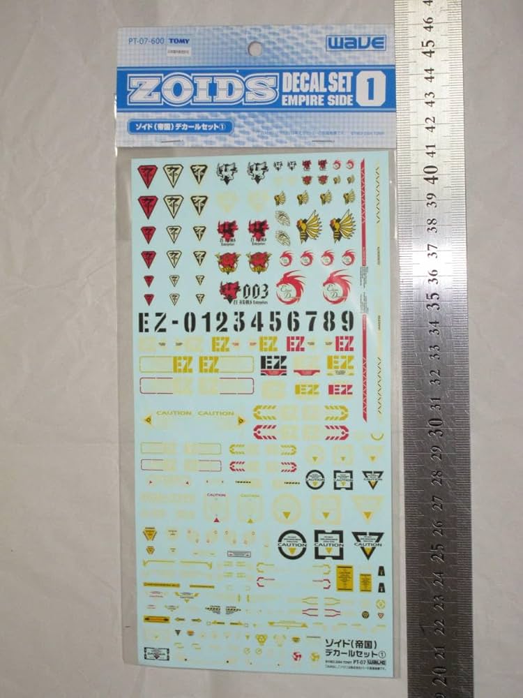 Amazon.co.jp: WAVE ウェーブ ゾイド 帝国 デカールセット① 水転写式