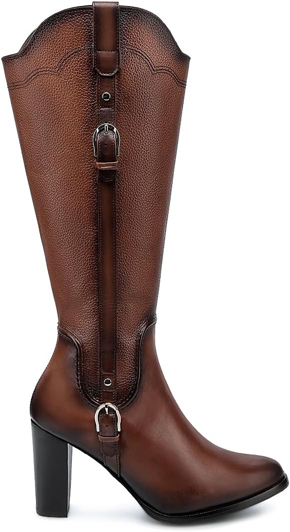 FRANCO CUADRA Boot for Women in Genuine Leather 6G5TVTV Honey