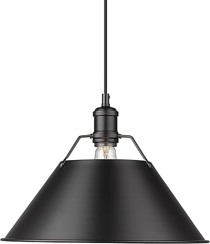 Vista 11 de Golden Lighting 3306-L CH-NVY Colgante Orwell, cromado con pantalla azul marino Cromo con pantalla azul marino