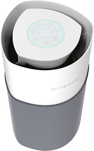 Miniatura 7 de GermGuardian Airsafe+ XL AC3200 - Purificador de aire inteligente para el hogar, humo de incendios forestales, polen, olores con filtro HEPA puro,