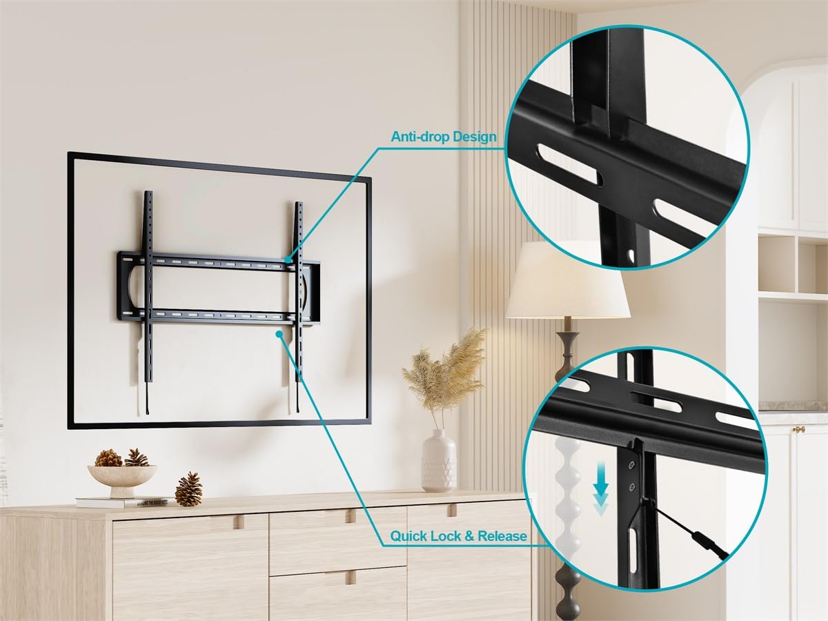 Amazon.com: Monoprice Low Profile Fixed TV Wall Mount - TVs