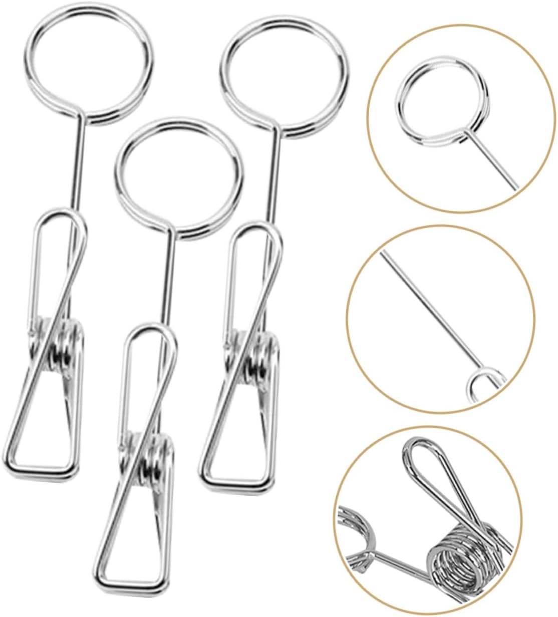 Cabilock 2sets Memo Clip Holder Wedding Table Sign Stand Photo Holder Clip Multi-Function Picture Clamp Decorative 6pcs*2