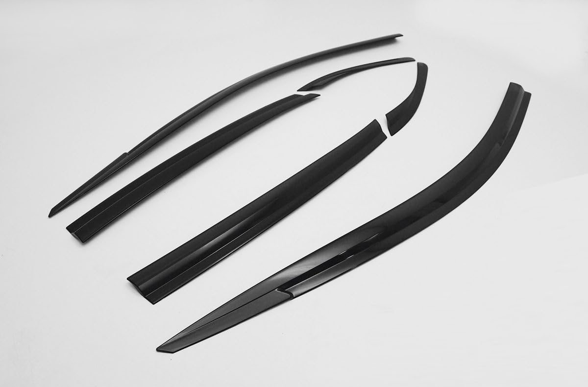 Smok Tinted Window Visor Wind Deflectors 6p for 2019 Hyundai Kona Iron Man Edition