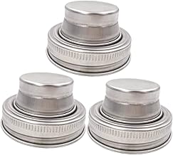Luxshiny 3pcs Mason Shaker Caps Drink Strainer Drink Shaker Mason Jar Shaker Mason Jar Sugar Cap Mason Bottle Pour Spout Lid Coctail Shaker Mason Bottle Cover Lids for Mason Jars Clamshell