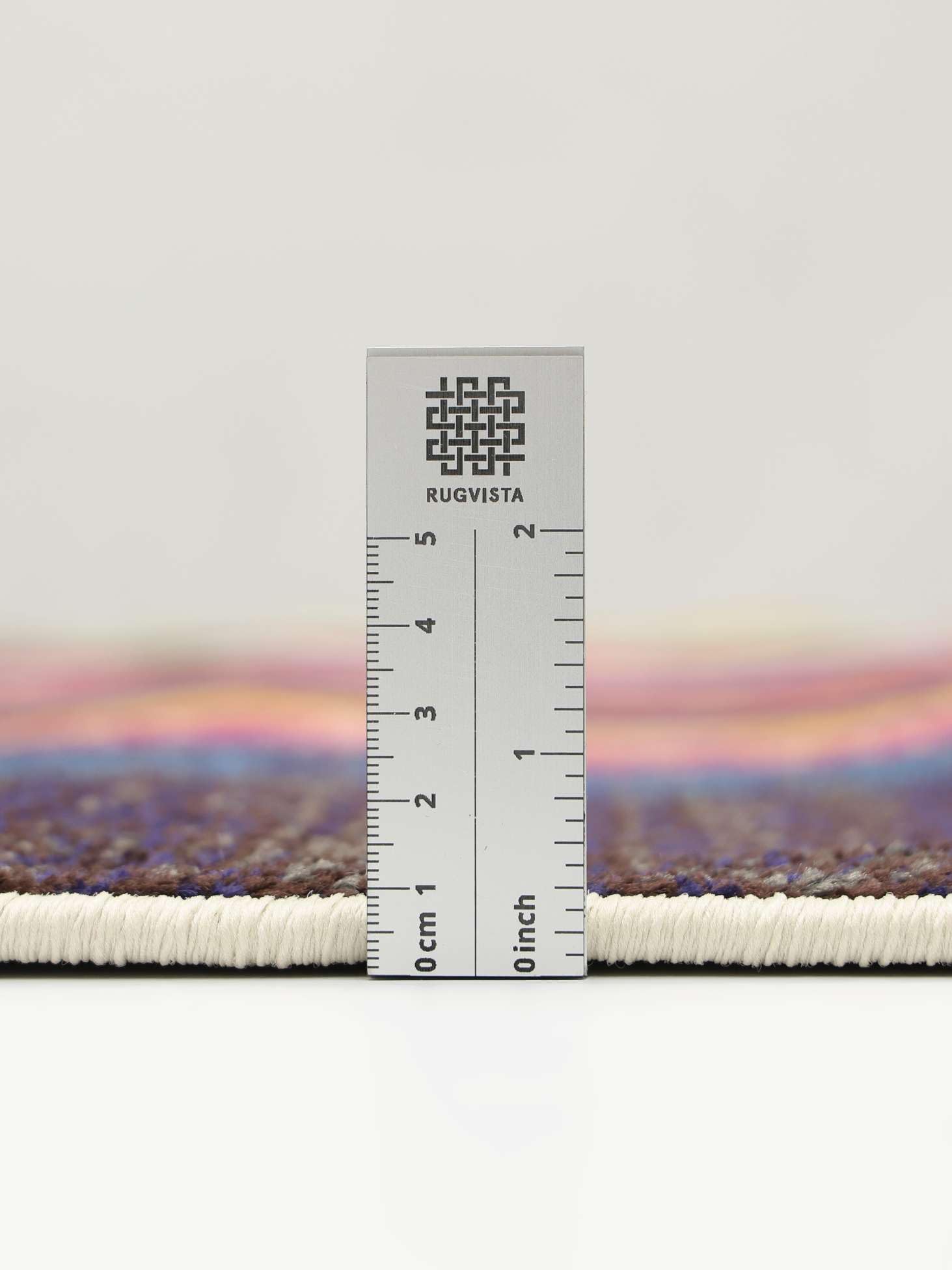 RugVista Markiz Alfombra, 140 x 200 cm, Multi/Rosa | Berber / Morocco, Rectangular, Pelo medio, Limpieza en seco, Oeko-Tex 100, Sala de estar, Dormitorio, Cocina