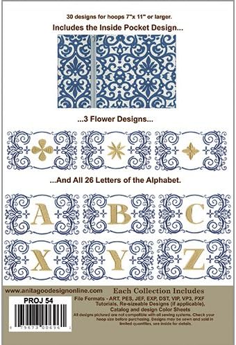 Anita Goodesign Embroidery Designs Jewelry Roll